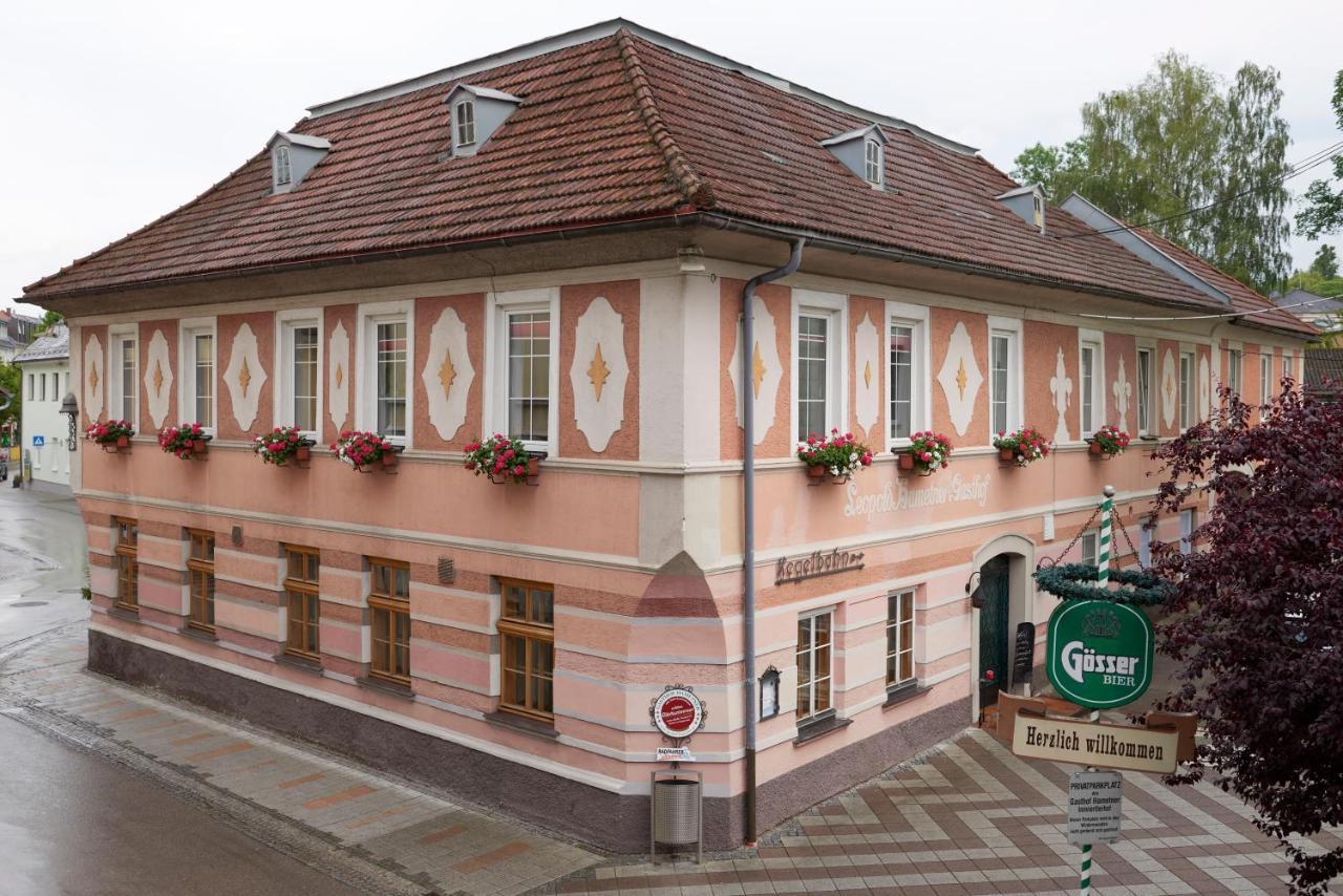 Gasthof Hametner Mit Innviertlerhof Mit Direktem Zugang Zur Therme Mediterrana Durch Unseren Garten! Бад-Халль Экстерьер фото